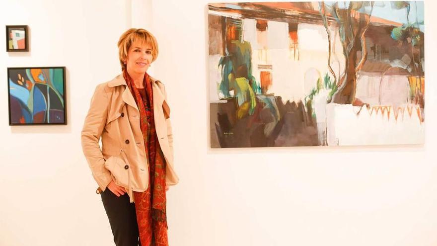 María Rubio Cerro expone pinturas y collages en la galería Octógono