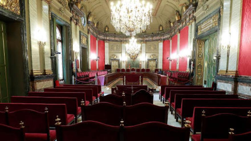 La sala de plens del Tribunal Suprem.