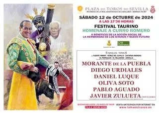 La Empresa Pagés anuncia las ganaderías para el festival del 12 de octubre