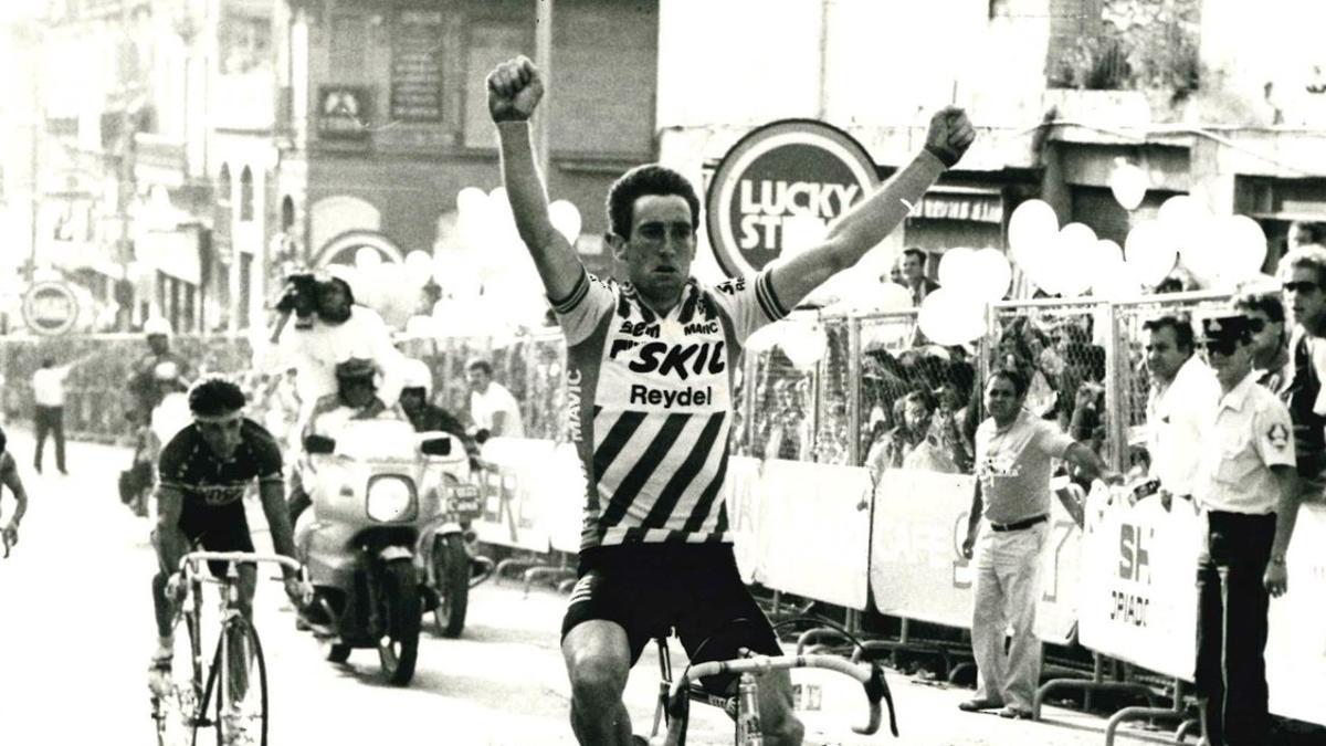 El irlandés Sean Kelly, vencedor en Manresa en 1984