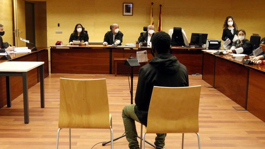 L&#039;acusat durant el judici que s&#039;ha celebrat aquest 12 de novembre del 2020 a la Secció Tercera de l&#039;Audiència de Girona