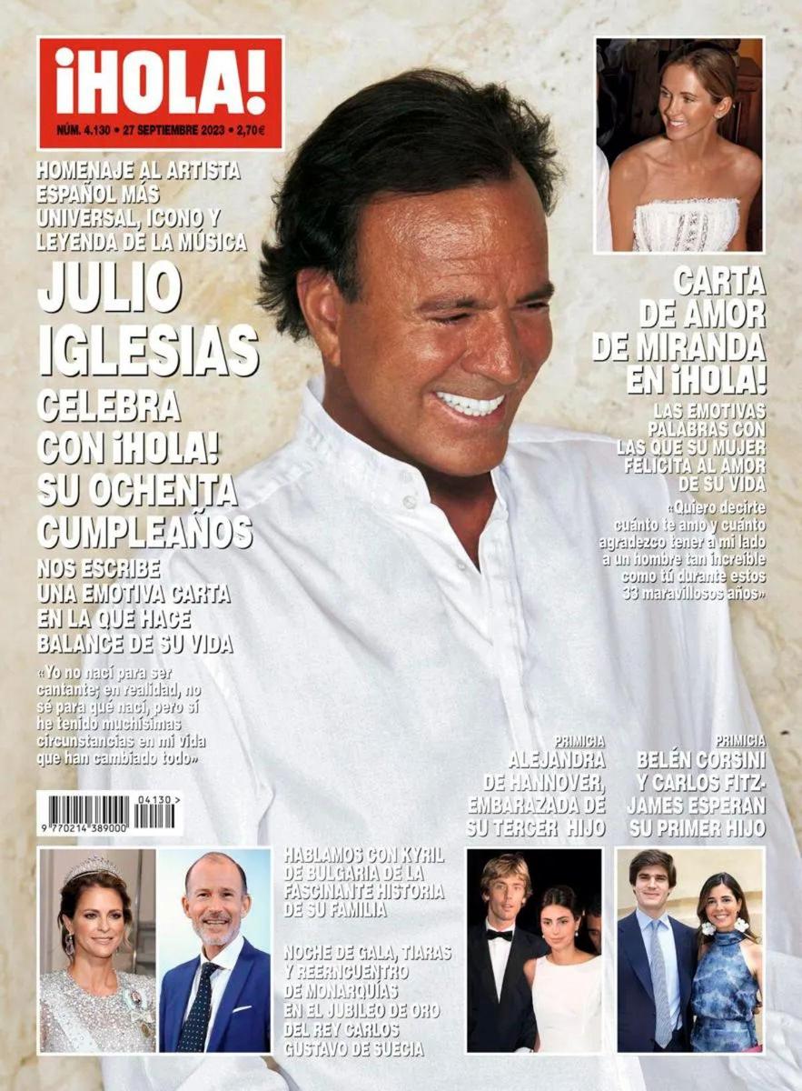 Portada ¡Hola! del 20 de septiembre de 2023