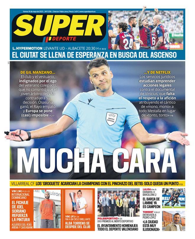 Las portadas de la prensa deportiva de hoy