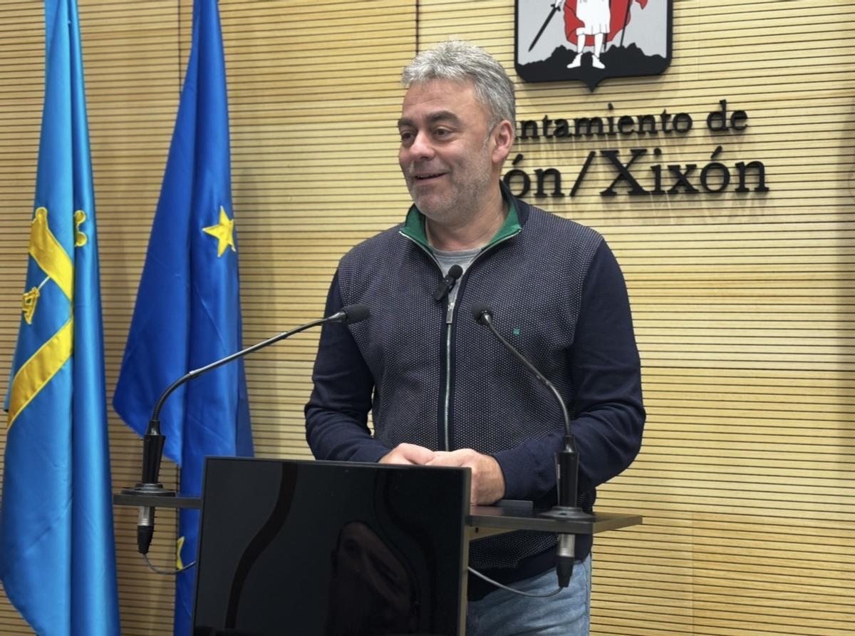 José Ramón Tuero, esta mañana.