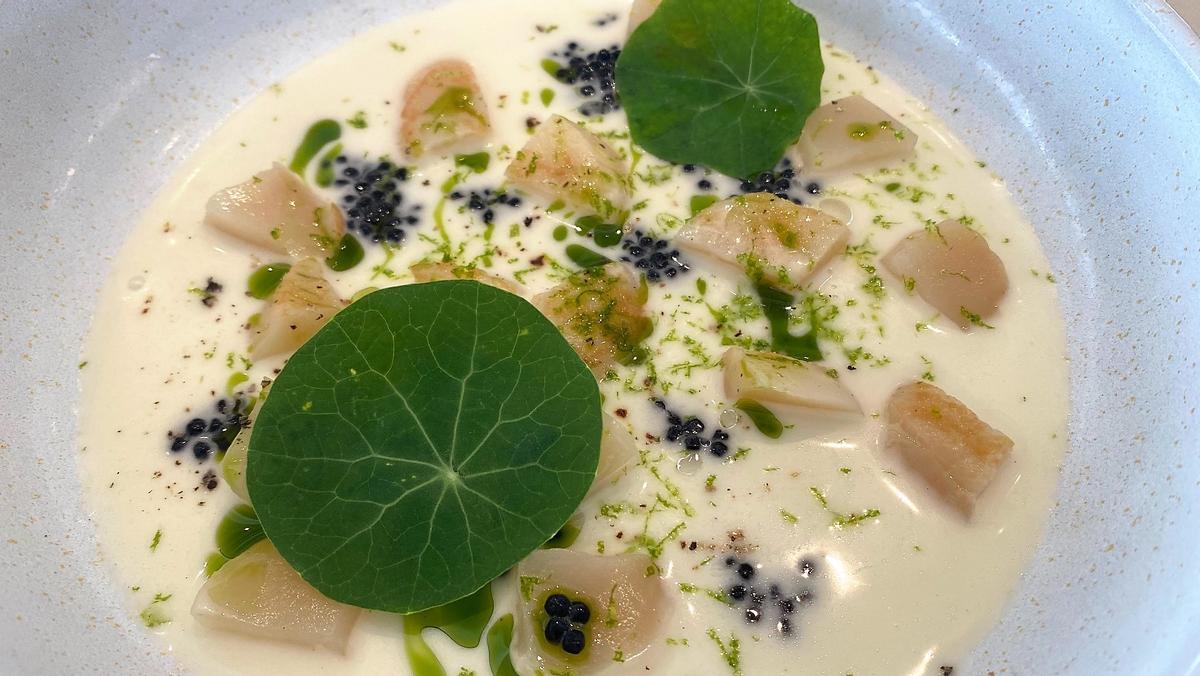 El tartar de vieira del restaurante Fiskebar.