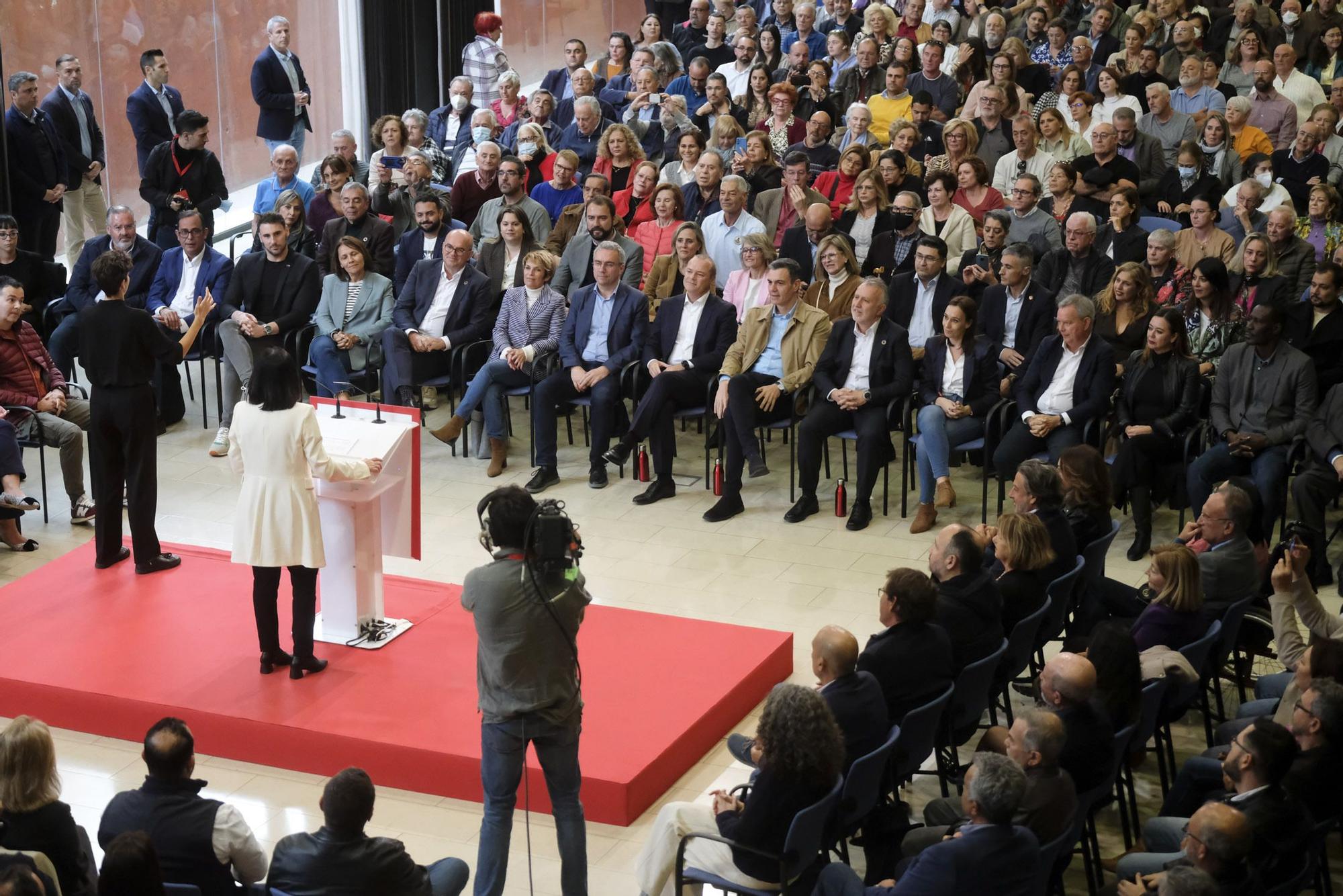 Mitin de Pedro Sánchez en Las Palmas de Gran Canaria