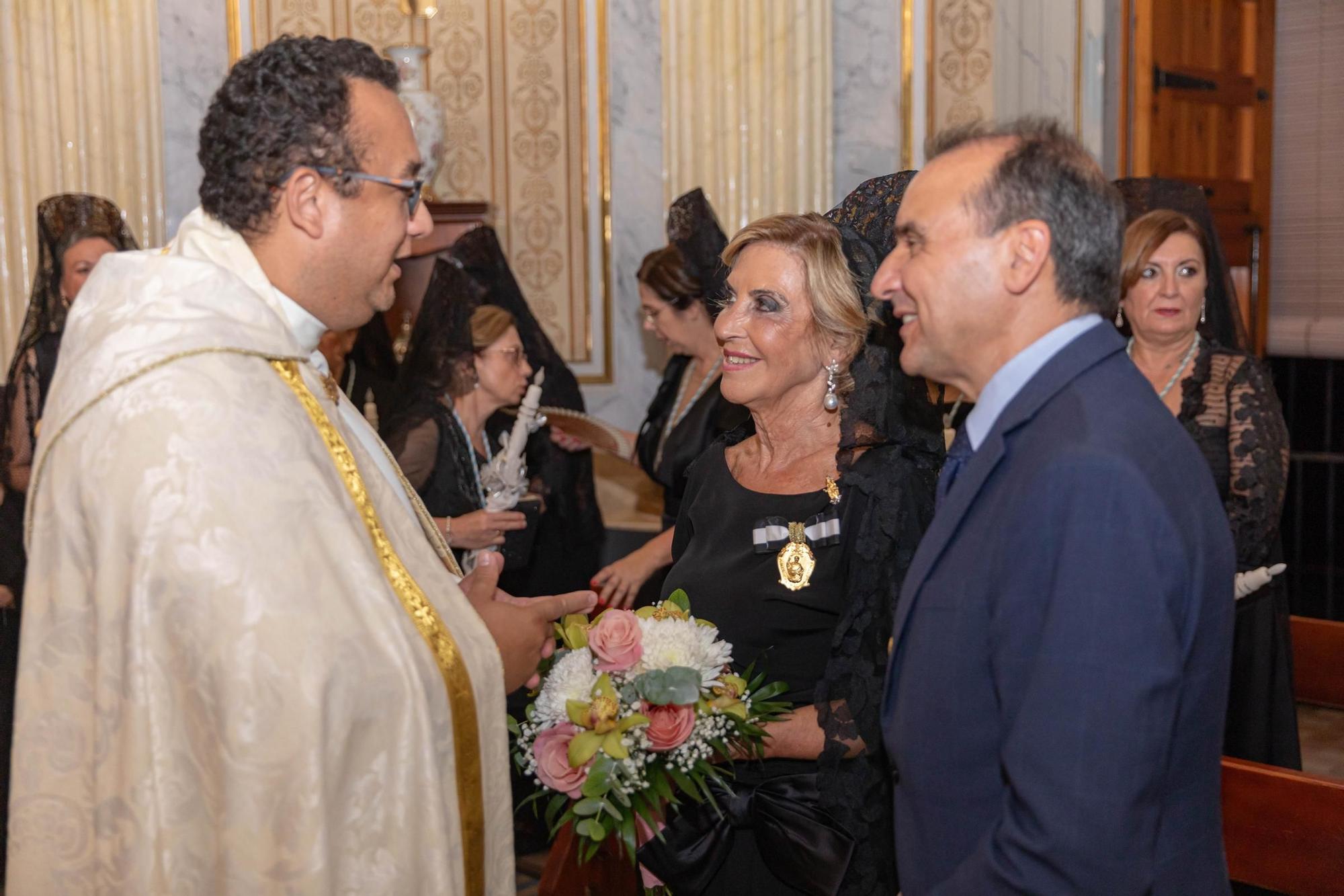 Cita fallera en la procesión de Xirivella
