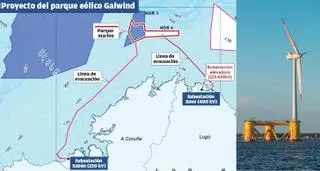 Cobra tramita un parque eólico marino cuatro veces mayor que A Coruña y con conexión en Arteixo