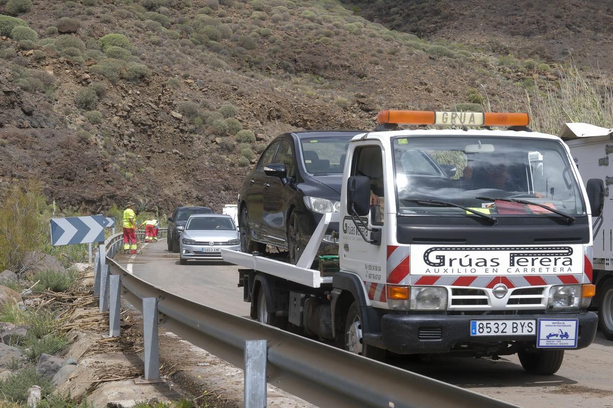 El impacto de la borrasca Therese en Mogán (Gran Canaria, 20/03/2026)