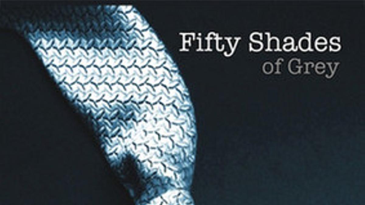 Portada de la novela 'Fifty Shades of Grey'