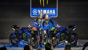 Quartararo y Morbidelli visten de gala las nuevas Yamaha YZR M 1.