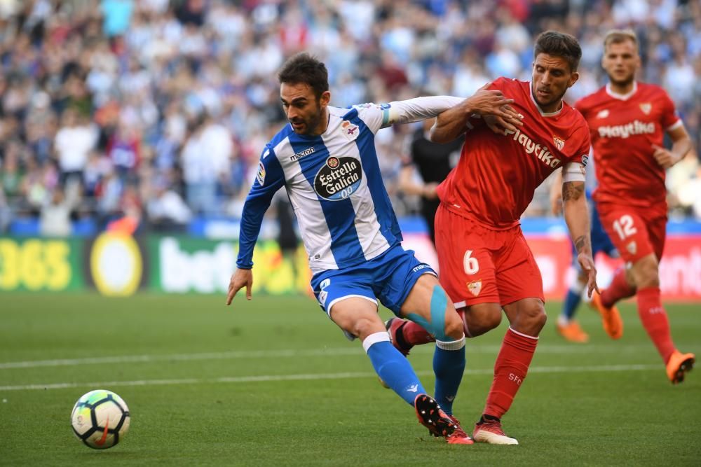 El Dépor no pasa del empate ante el Sevilla