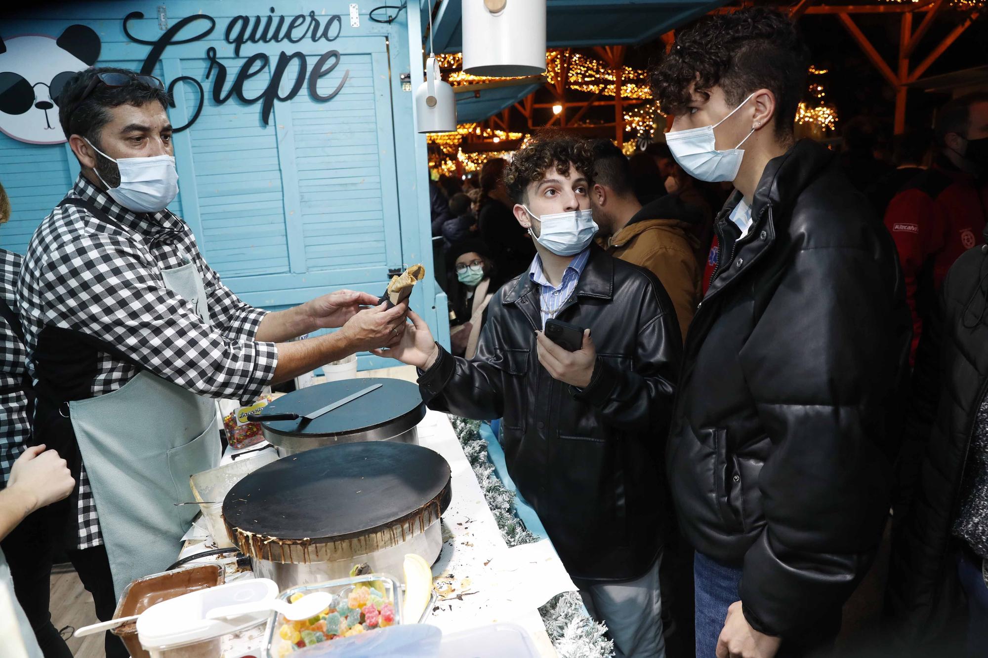 Las mejores imágenes del encendido de la Navidad en Vigo