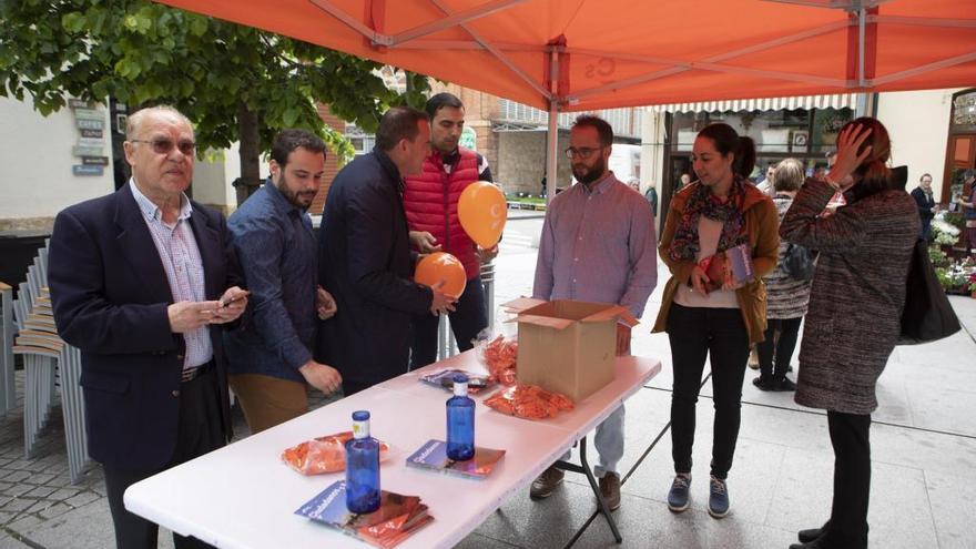 Un acto de campaña de Ciudadanos Zamora.