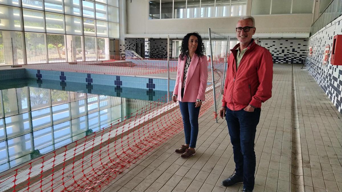 Situación actual de la piscina de Tavernes, en imágenes
