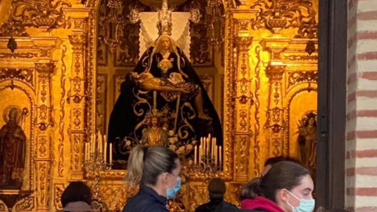 El Cristo de Medinaceli de la Ermita de las Angustias. | L. O.