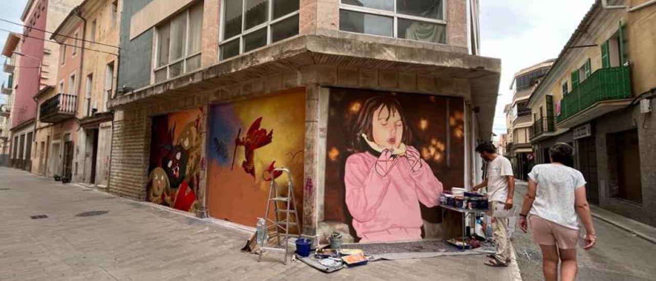 Exterior del edificio vendido en Manacor.