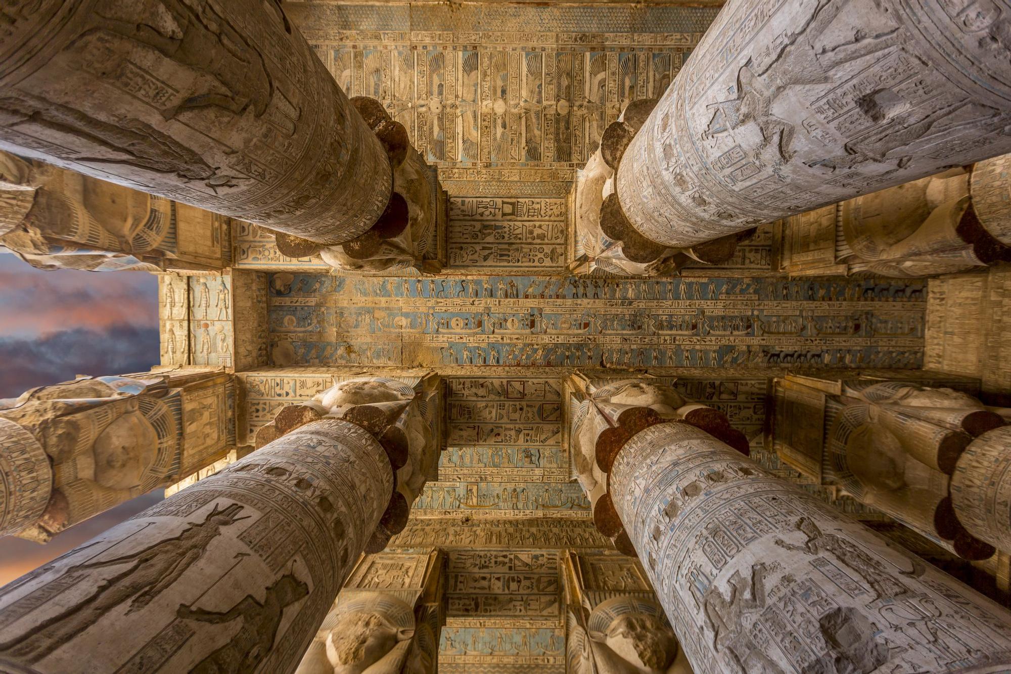 Este templo es uno de los más bonitos de Egipto