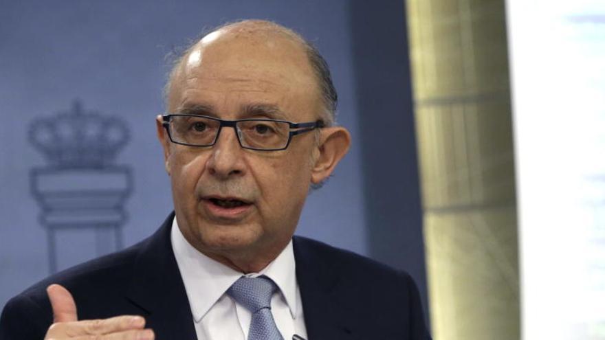 El ministro de Hacienda, Cristobal Montoro.