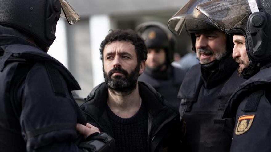 Una escena d&#039;«Antidisturbios» |