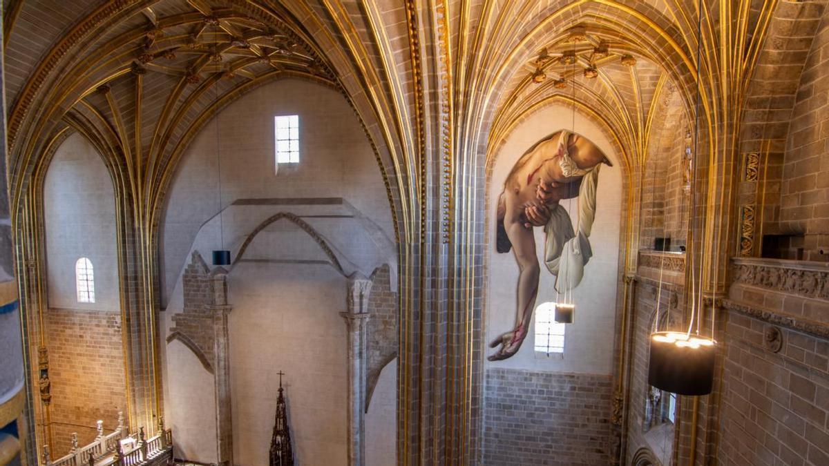 El Descendimiento de Brea vuelve a la Catedral de Plasencia tras su limpieza y restauración.