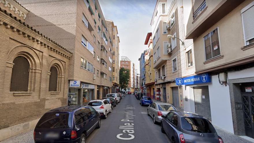 Calle Perpetuo Socorro de Zaragoza.