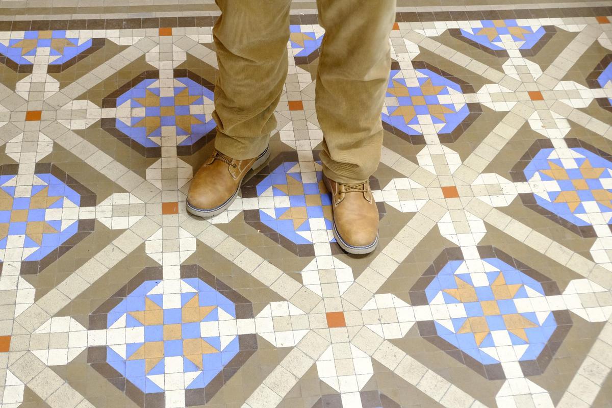 Así son los curiosos suelos de mosaicos de cerámica Nolla de Villena Así son los curiosos suelos de mosaicos de cerámica Nolla de Villena