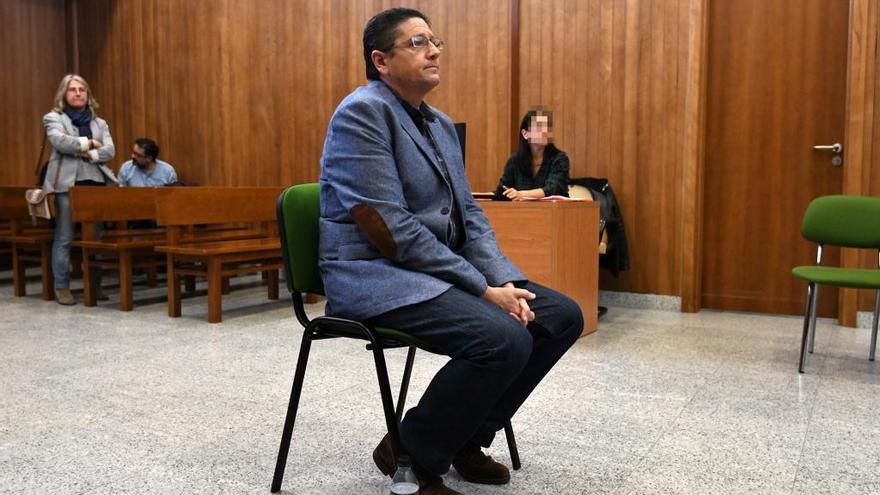 Miguel Vilacoba, durante el juicio celebrado en Pontevedra.