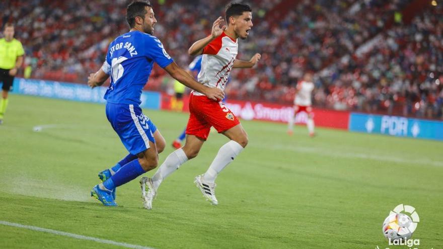 Aitor Sanz, en una jugada del partido.