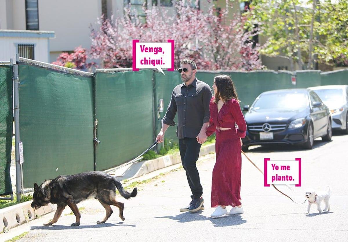 Ben Affleck y Ana de Armas de paseo en cuarentena