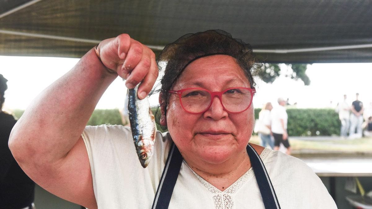 La sardina, la reina de la fiesta en San Juan.