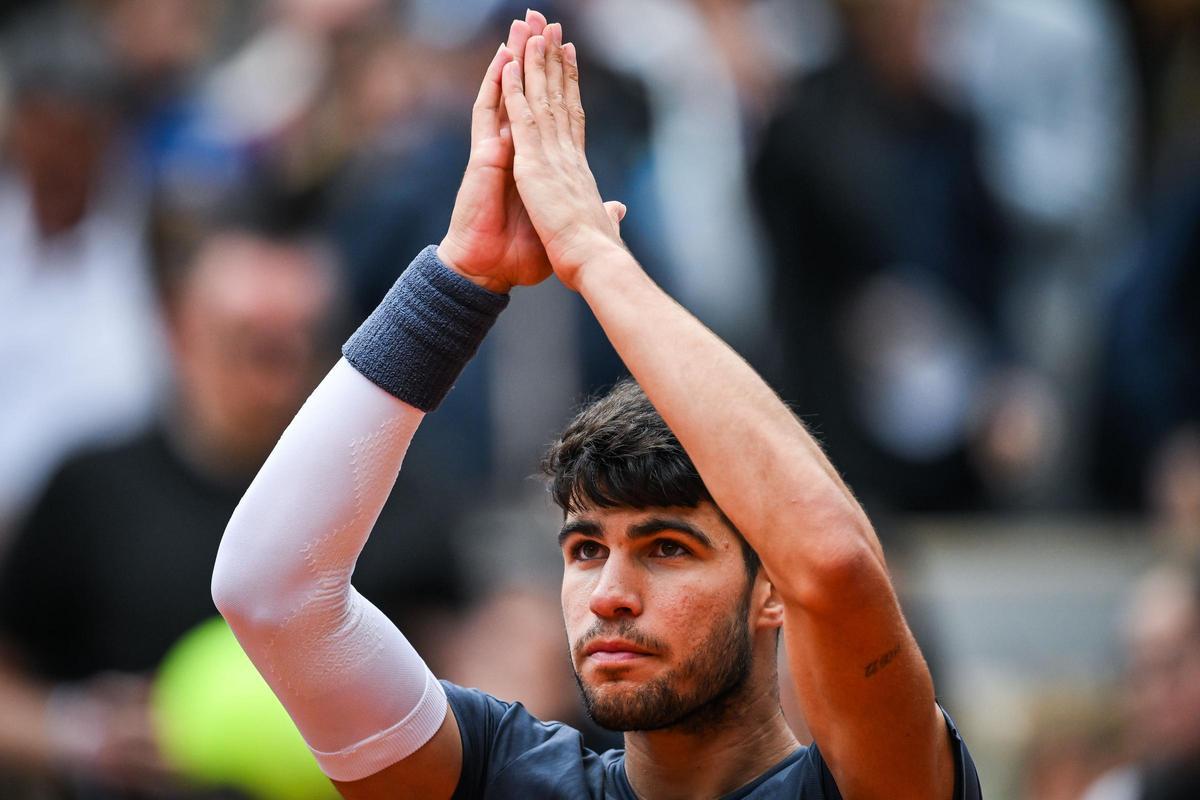 Carlos Alcaraz, en la presente edición de Roland Garros.