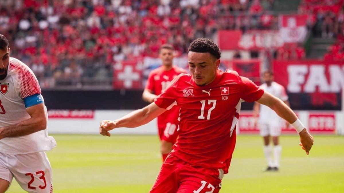 Rubén Vargas, en el amistoso previo al Mundial 2026 de Suiza contra Jordania