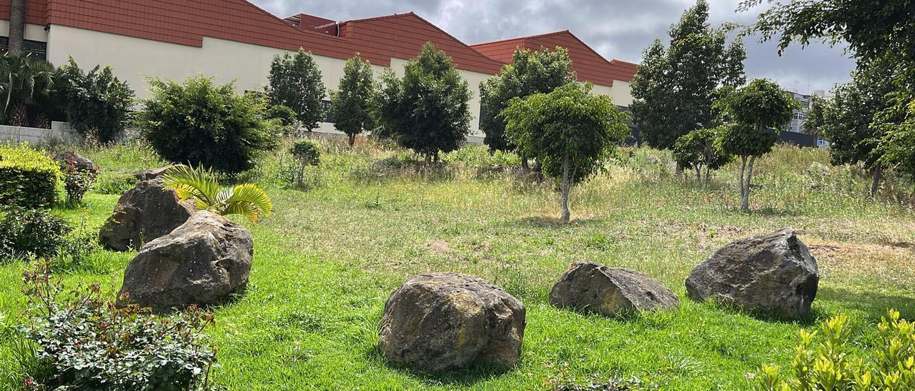 Terreno donde se tiene previsto construir el nuevo centro ocupacional de Santa Brígida