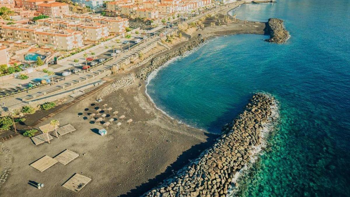 Playa de Punta Larga, en Candelaria (Tenerife).