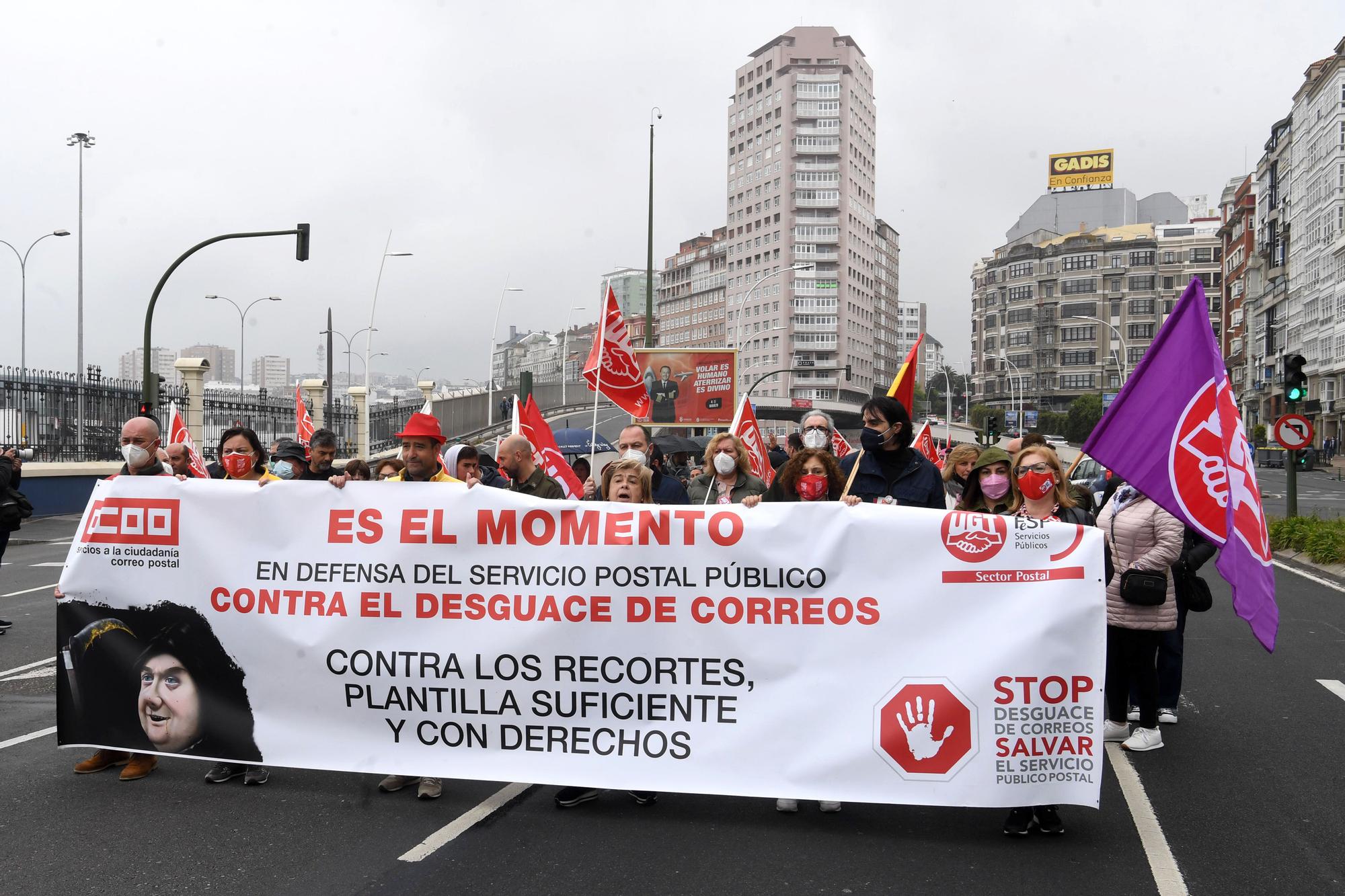 Manifestación por el 1 de mayo en A Coruña