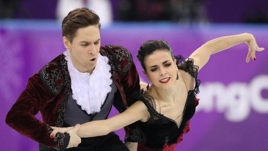 Sara Hurtado y Kirill Khaliavin, 12º en patinaje artístico