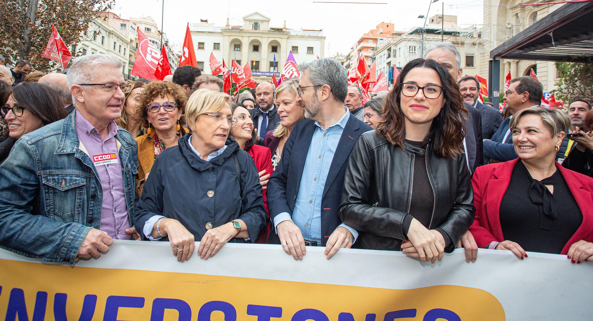 Concentración para reclamar una financiación justa para la provincia de Alicante