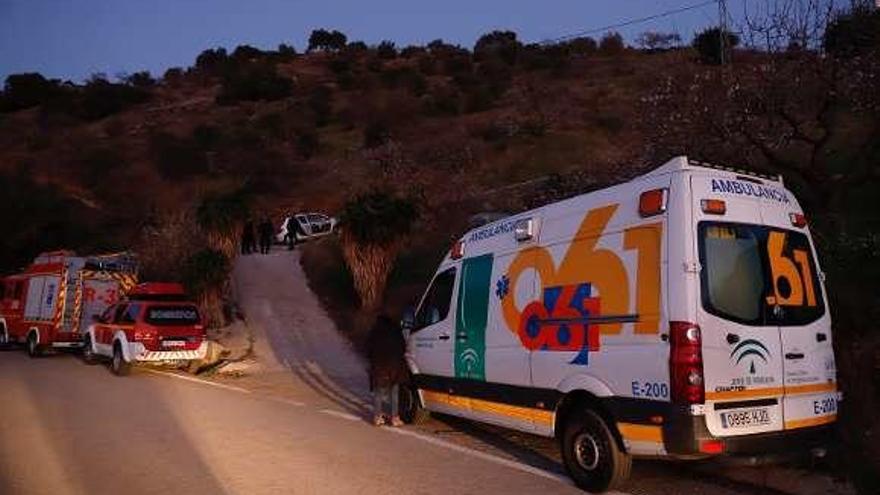 Operativo de rescate en la sierra de Totalán (Málaga). // Europa Press