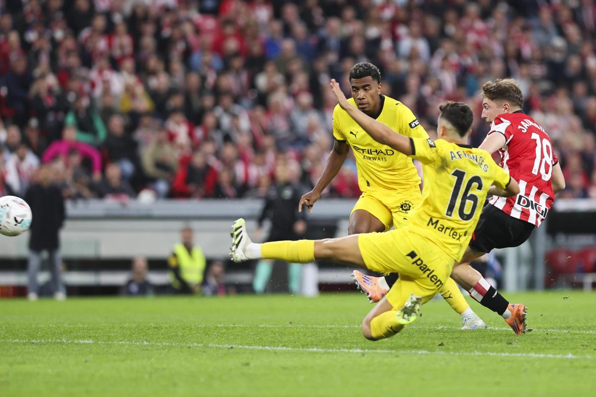 Jauregizar marcó el tanto local.