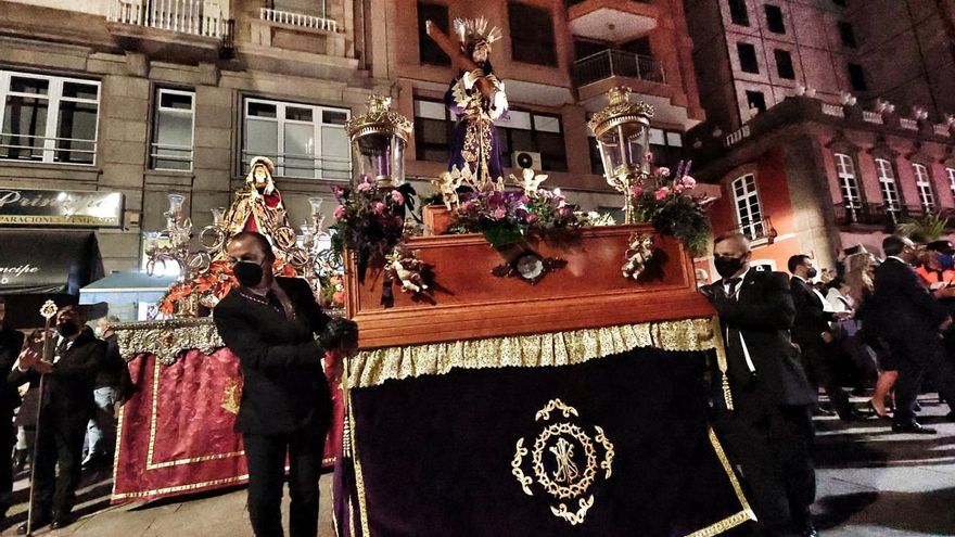 The Procession of the Meeting of La Amargura with the oldest step in Santa Cruz