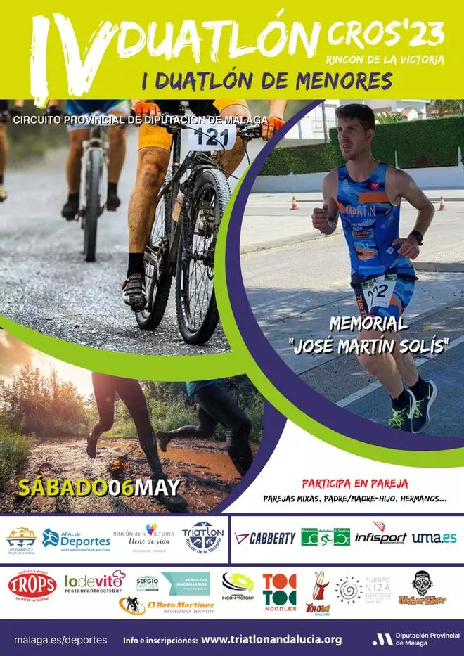 Rincón de la Victoria celebrará el próximo 6 de mayo el IV Duatlón Cros