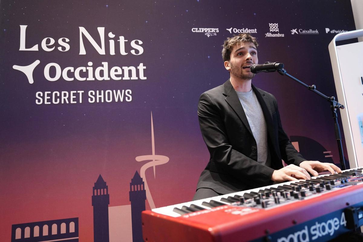 Max Navarro en el Secret Shows de Les Nits Occident