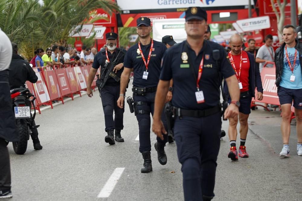 La Vuelta a España a su llegada a Alhama de Murcia