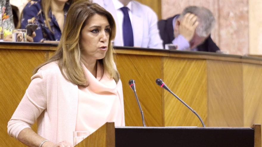 Susana Díaz durante su intervención.