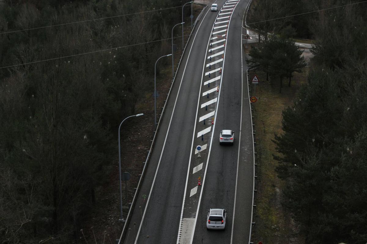 El nou aspecte del quilòmetre 101 de la C-16