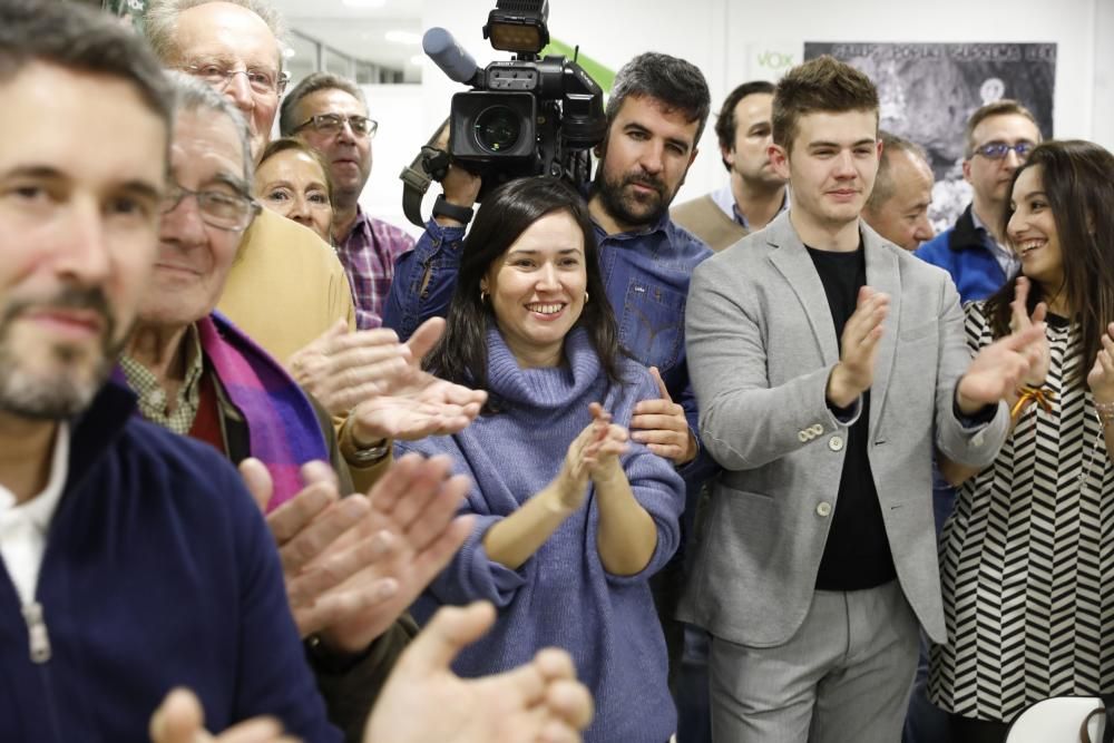 Noche electoral de Vox en Asturias