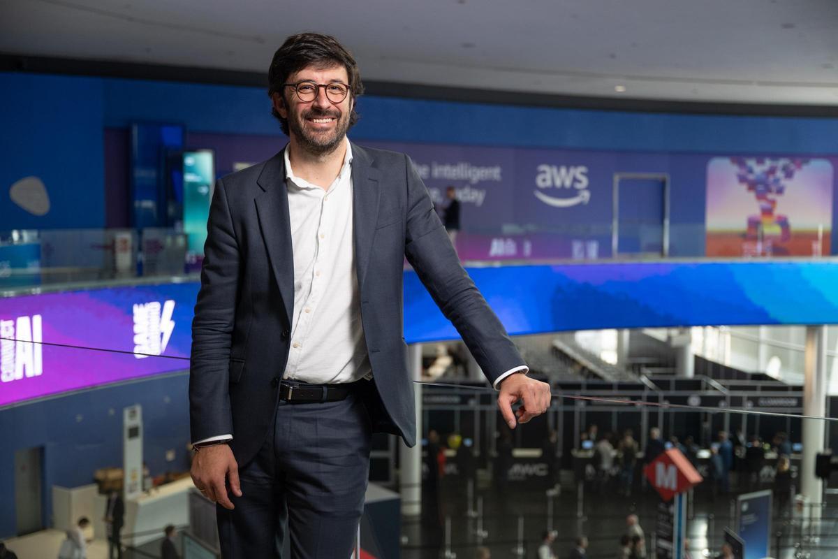 David Blázquez (AWS), esta semana durante el Mobile World Congress de Barcelona.