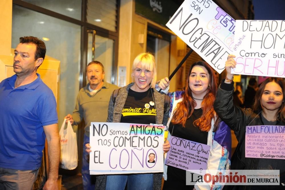 Manifestación en Murcia por el Día Internacional de la Mujer