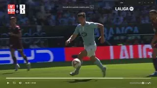 El 3-1 del RC Celta en el RC Celta 3 - 0 R. Valladolid de la jornada 5 de LaLiga EA Sports